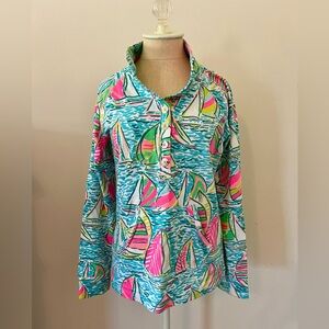 Lilly Pulitzer You Gotta Regatta Skipper Popover